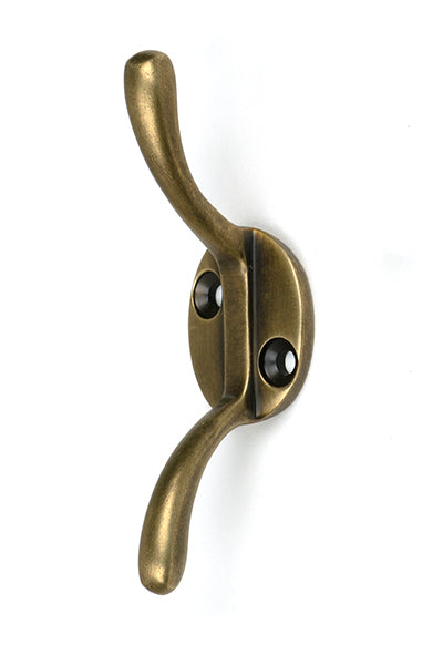 Burnished Brass Newbury Cleat Hook