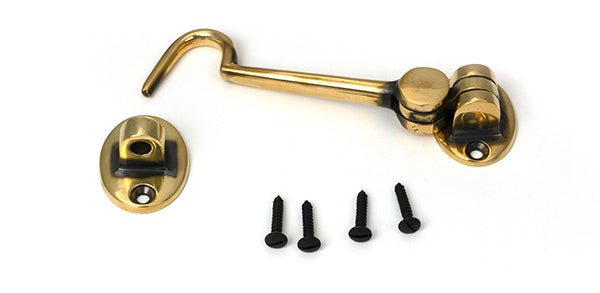 Aged Brass 4" Cabin Hook