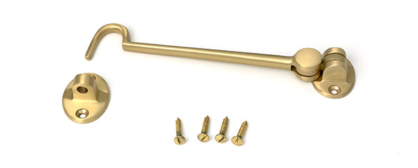 Satin Brass 6" Cabin Hook