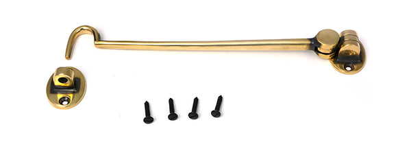 Aged Brass 8" Cabin Hook