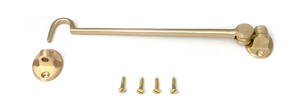 Satin Brass 8" Cabin Hook