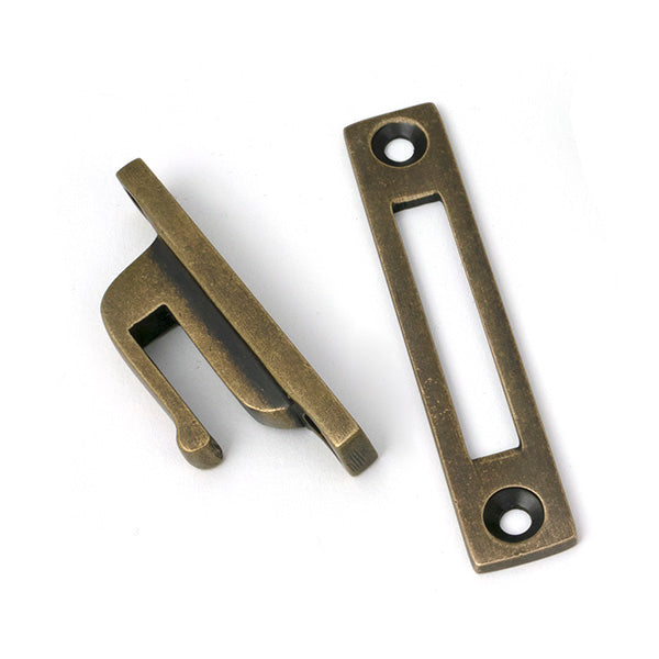 Burnished Brass Locking Newbury Fastener