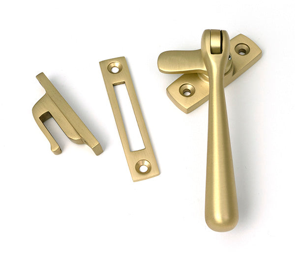 Satin Brass Locking Newbury Fastener