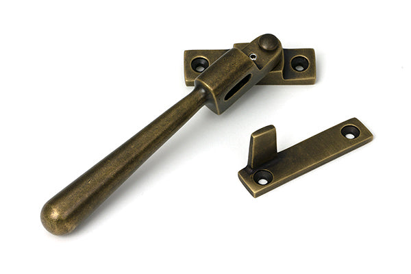 Burnished Brass Night-Vent Locking Newbury Fastener