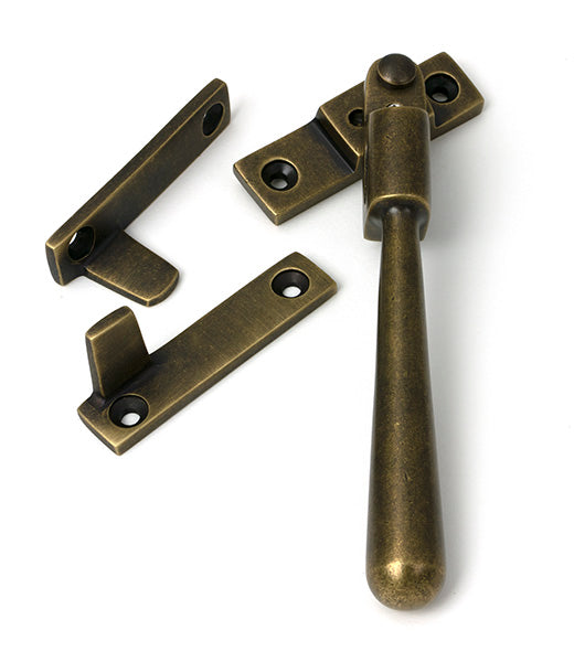 Burnished Brass Night-Vent Locking Newbury Fastener
