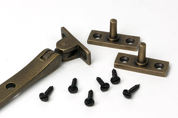 Burnished Brass 8" Brompton Stay