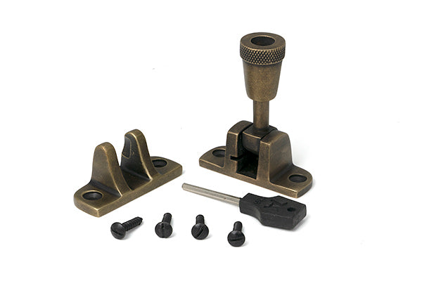 Burnished Brass Brompton Brighton Fastener (Radiused)
