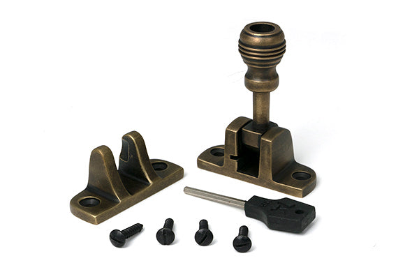 Burnished Brass Prestbury Brighton Fastener (Radiused)