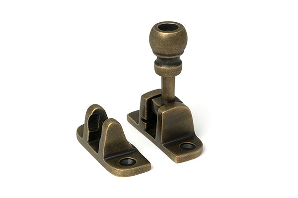 Burnished Brass Mushroom Brighton Fastener (Radiused)