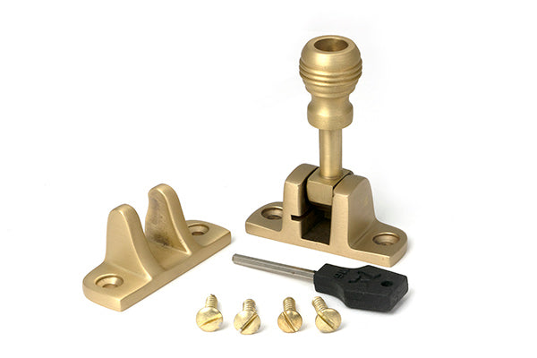 Satin Brass Prestbury Brighton Fastener (Radiused)