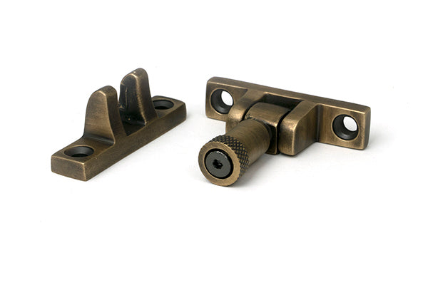 Burnished Brass Brompton Brighton Fastener - Narrow (Square)