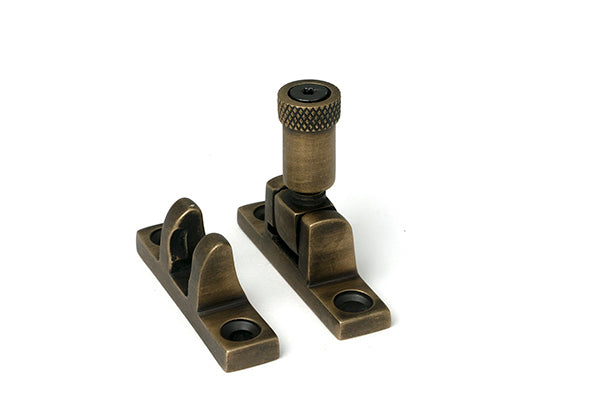Burnished Brass Brompton Brighton Fastener - Narrow (Square)