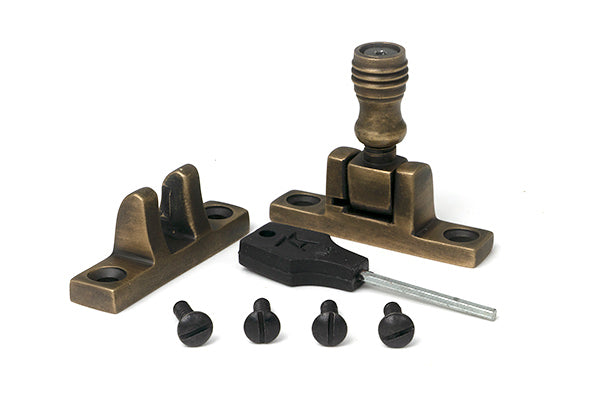 Burnished Brass Prestbury Brighton Fastener - Narrow (Square)