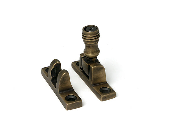 Burnished Brass Prestbury Brighton Fastener - Narrow (Square)