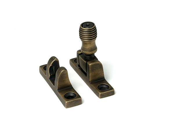 Burnished Brass Beehive Brighton Fastener - Narrow (Square)