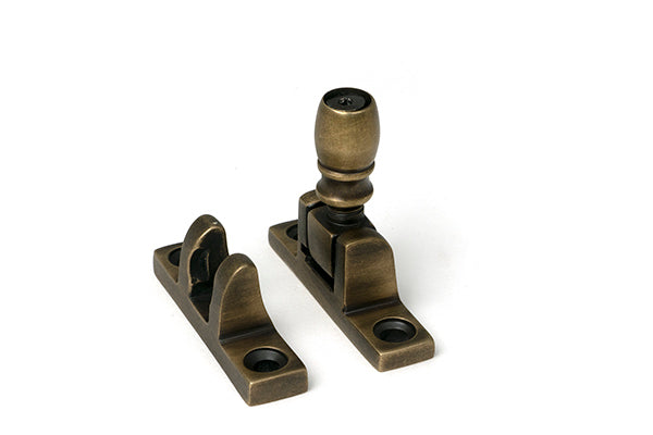 Burnished Brass Mushroom Brighton Fastener - Narrow (Square)