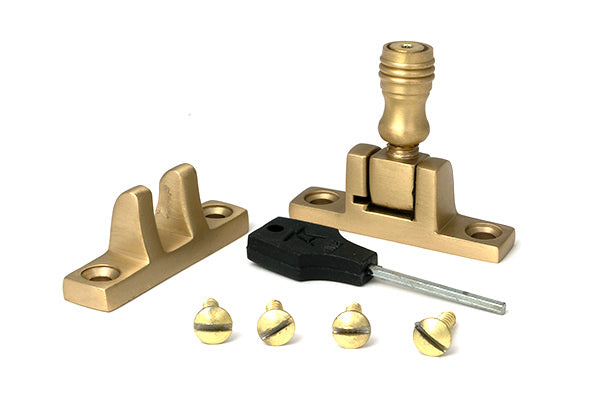 Satin Brass Prestbury Brighton Fastener - Narrow (Square)
