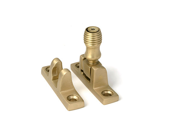 Satin Brass Beehive Brighton Fastener - Narrow (Square)