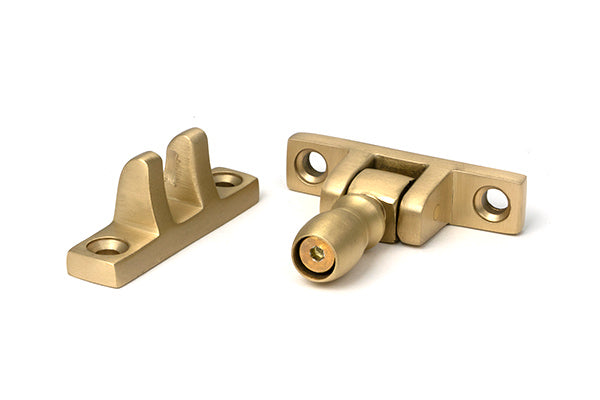 Satin Brass Mushroom Brighton Fastener - Narrow (Square)