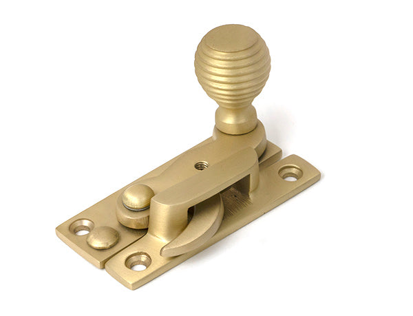 Satin Brass Beehive Sash Hook Fastener
