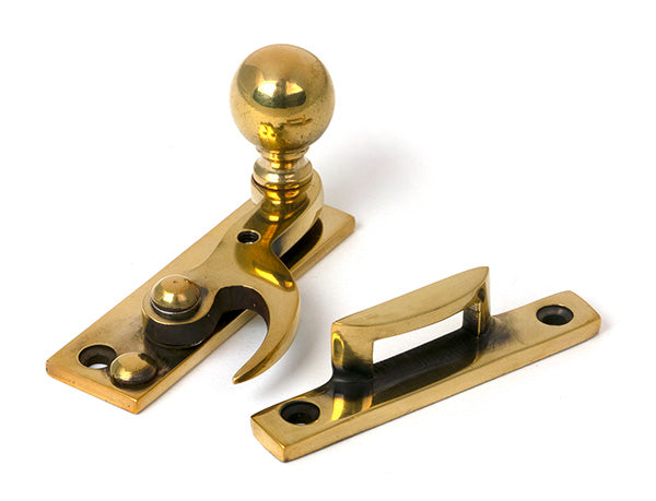 Aged Brass Sash Hook Fastener