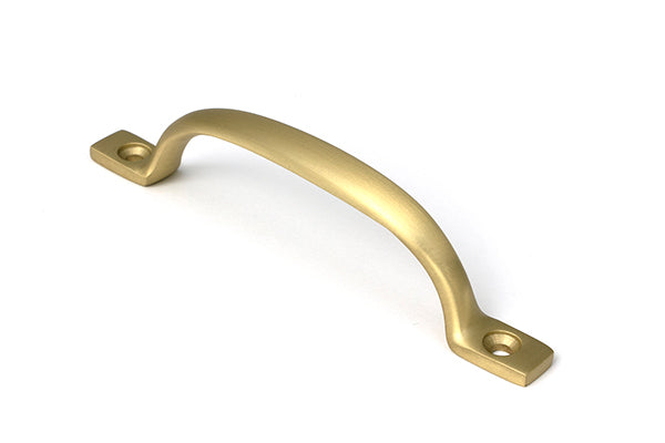 Satin Brass Slim Sash Pull