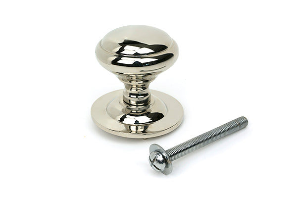 Polished Nickel Round Centre Door Knob