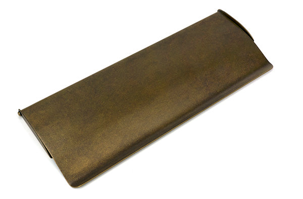 Burnished Brass Large Letter Plate Cover