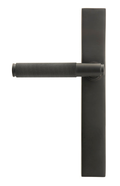 Aged Bronze Brompton Slimline Lever Espag. Latch Set