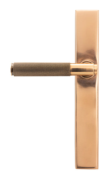 Polished Bronze Brompton Slimline Lever Espag. Latch Set