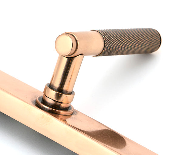 Polished Bronze Brompton Slimline Lever Espag. Latch Set