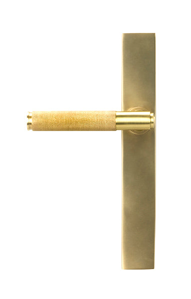 Satin Brass Brompton Slimline Lever Espag. Latch Set
