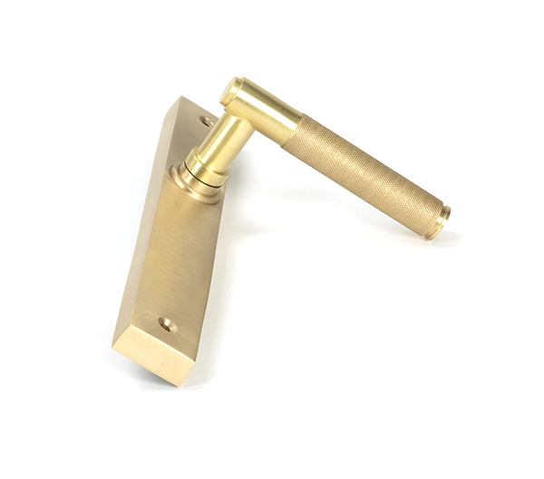 Satin Brass Brompton Slimline Lever Espag. Latch Set