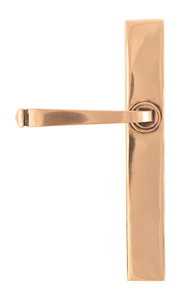 Polished Bronze Avon Slimline Lever Latch Set