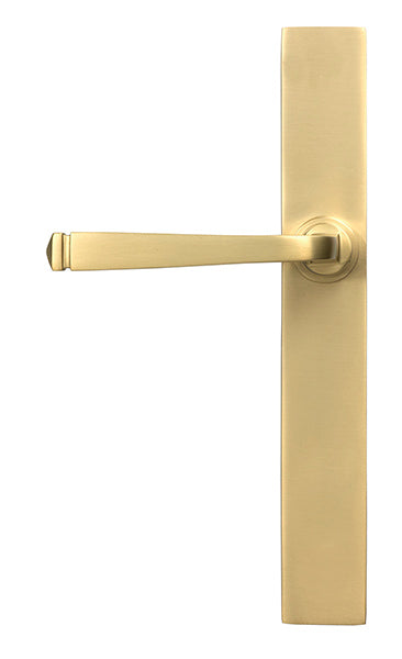 Satin Brass Avon Slimline Lever Latch Set