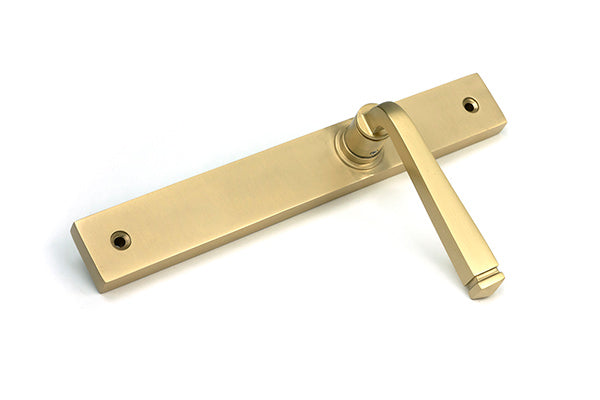 Satin Brass Avon Slimline Lever Latch Set