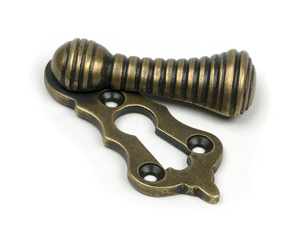 Burnished Brass Beehive Escutcheon