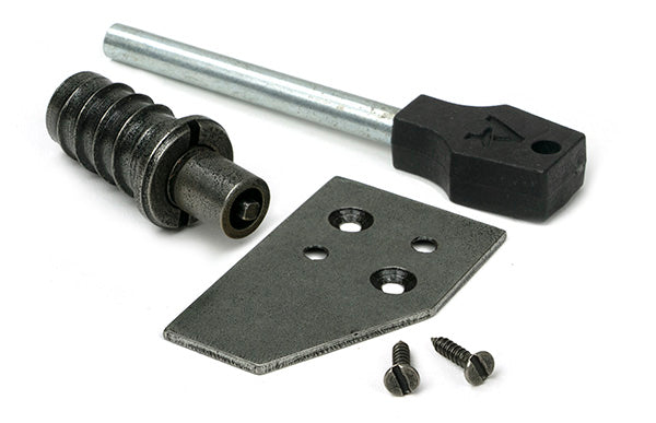 Pewter Key-Flush Sash Stop