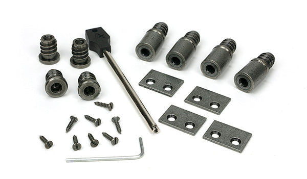 Pewter Secure Stops (Pack of 4)