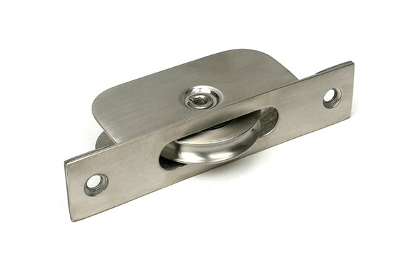 Satin Marine SS (316) Square Ended Sash Pulley 75kg
