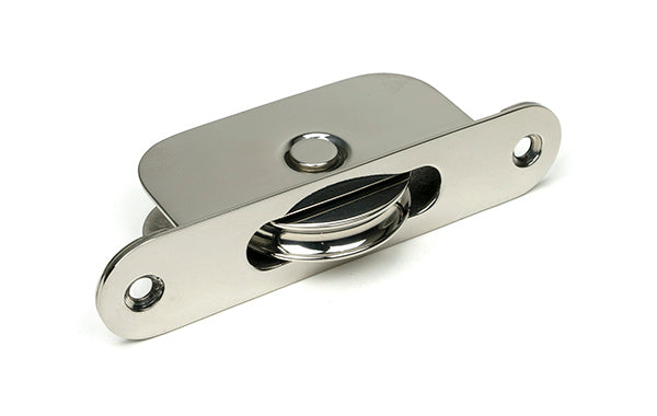 Polished Marine SS (316) Radiused Sash Pulley 75kg