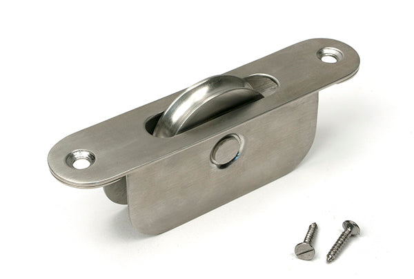 Satin Marine SS (316) Radiused Sash Pulley 75kg