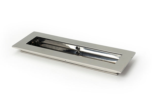 Polished Marine SS (316) 175mm Plain Rectangular Pull