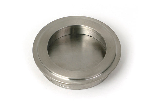 Satin Marine SS (316) 60mm Art Deco Round Pull