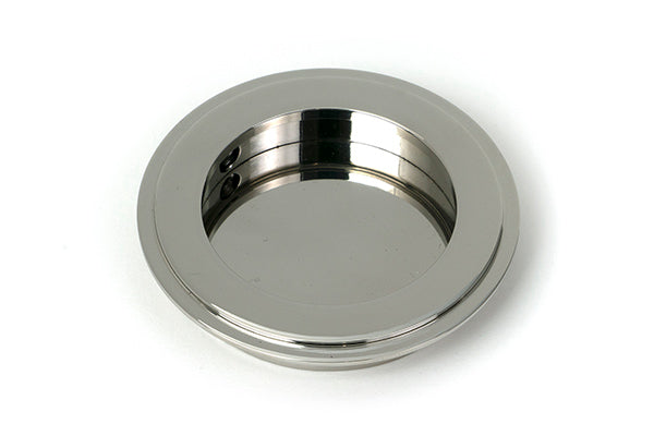 Polished Marine SS (316) 75mm Art Deco Round Pull