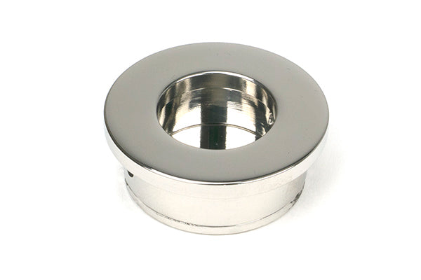Polished Marine SS (316) 34mm Round Finger Edge Pull