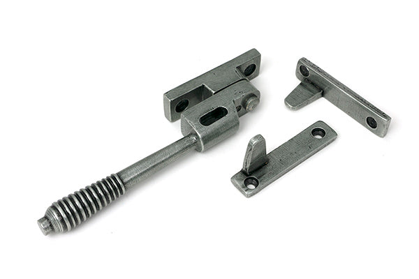 Pewter Night-Vent Locking Reeded Fastener
