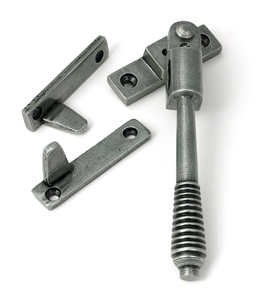 Pewter Night-Vent Locking Reeded Fastener