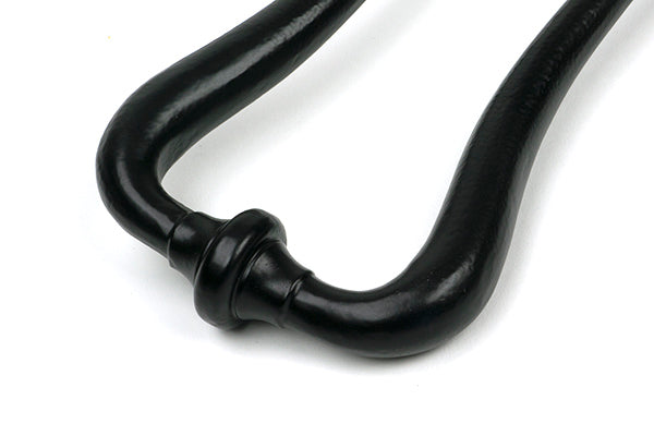 Matt Black Slimline Art Deco Door Knocker