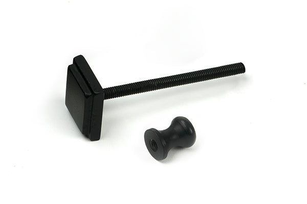 Matt Black Slimline Art Deco Door Knocker